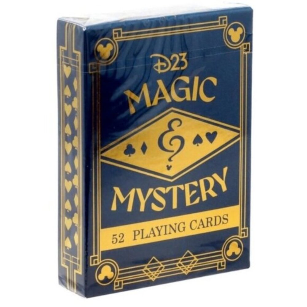 NWT Disney D23 Magic & Mystery Exclusive Playing Cards Size OS